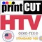 HTV Heat Transfer Vinyl 12" x 22 Yds Made in USA - Vinilo para Estampación Textil Americano